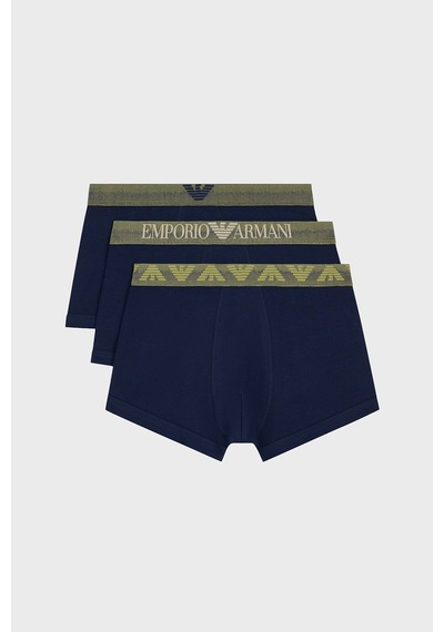 Emporio Armani Logolu 3 Pack Boxer Erkek Boxer Em000259 Af25020 Mb752 Lacivert
