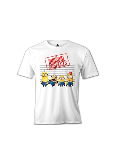 Minions - The Unusual Suspects Beyaz Erkek Tshirt