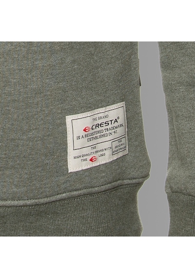 Cresta Outdoor Spor Bisiklet Yaka Erkek Sweatshirt