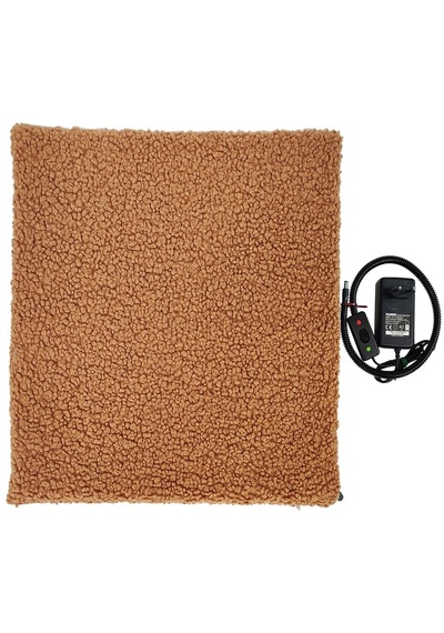 Kedi Minderi Isıtmalı Model 45x45cm 12v Adaptörlü Su Geçirmez Kdtes81