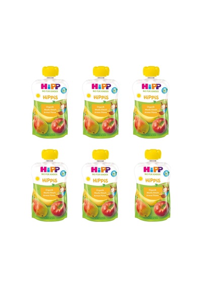 Hipp Organik Muzlu Elmalı Armut Püresi 100 Gr 6 Adet