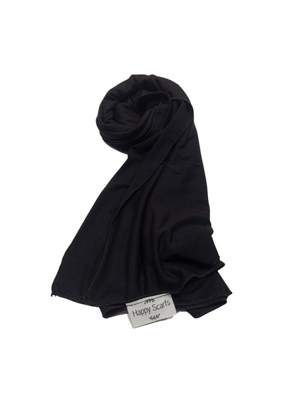Happy Scarfs Penye Şal - Siyah Siyah