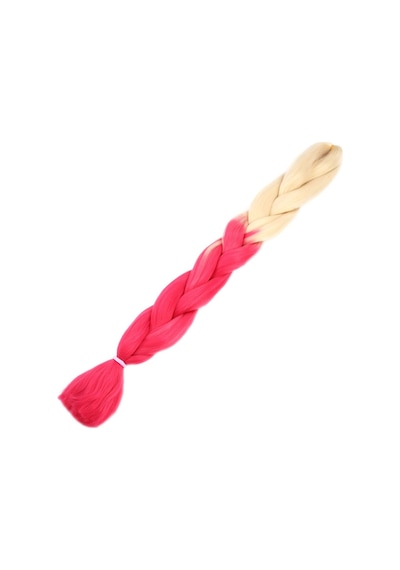 Afrika Örgülük Sentetik Ombreli 100 Gr. / Platin / Pembe - Rzır-462931 Çok Renkli