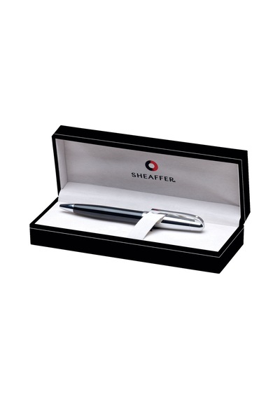 Sheaffer 9331-2 500 Serisi Tükenmez Kalem Krom Parlak Siyah ---