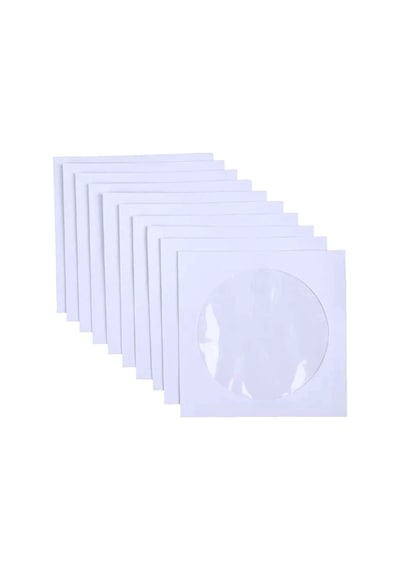 Cd Zarfı Pencereli Cd / Dvd Zarf Beyaz Zarf - 20 Adet
