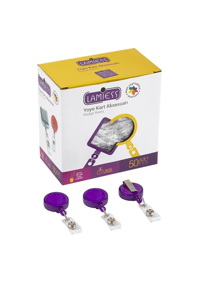 Lamiess Lms 351 Yuvarlak Yoyo Mor 50'Li