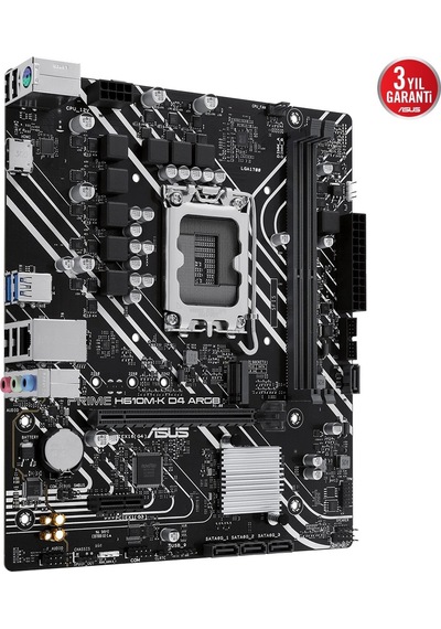 Asus Prıme H610m-k D4 Argb Intel 1700p Ddr4 3200