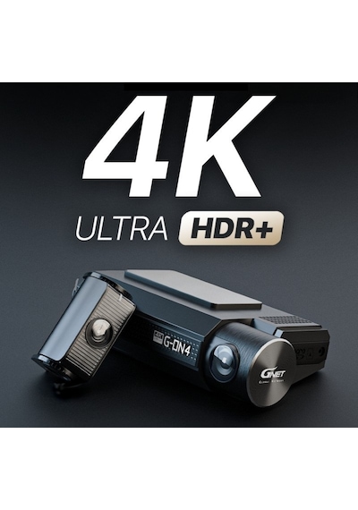 Gnet Gon4 Pro 4k Uhd 2 Kameralı Hdr Wi-fi Araç Kamerası