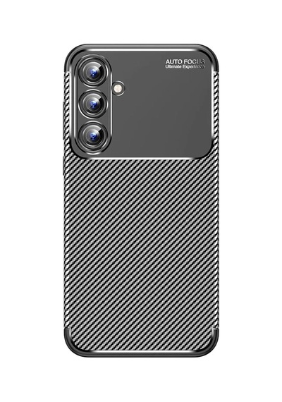 Magicool Samsung Galaxy Uyumlu A15 4g Kılıf Auto Focus Karbon Kapak - Siyah