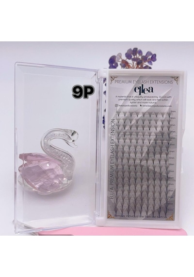 Ellea 9d Çek-bırak Hazır Volüm İpek Kirpik 0.7 D Kıvırım 8-15 Mm