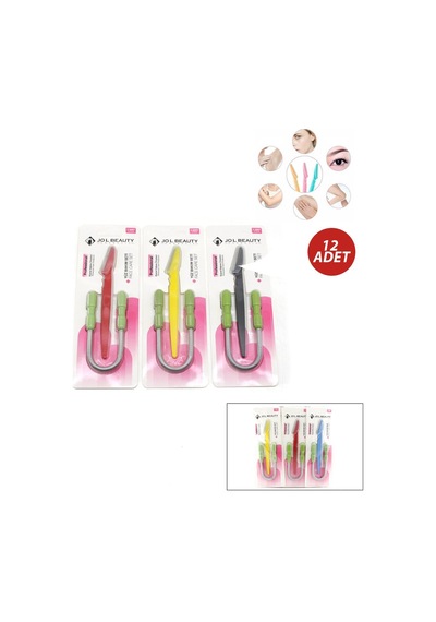 Jol Beauty Jol-040 Kaş Usturası Ve Yanak Yayı Set 2cps - 6'li Paket Diğer