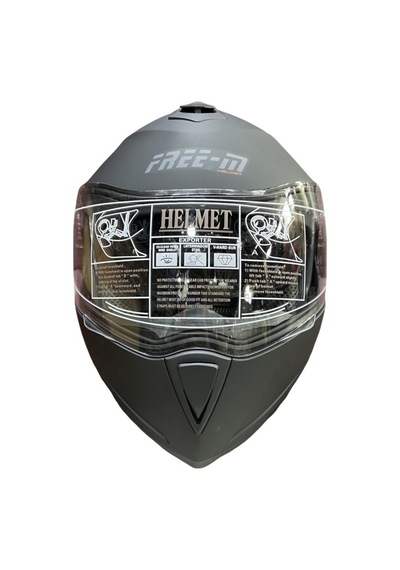 Free-M FR-961 Çene Açılır Kask Mat Siyah