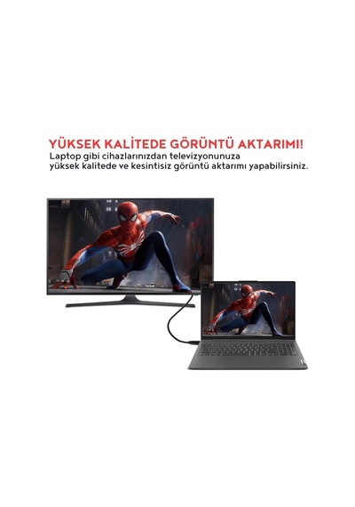 Lexroo 1.5 Metre Hdmı Kablo Monitör, Tv, Laptop To Monitör-televizyon Hdmi Kablosu Standart