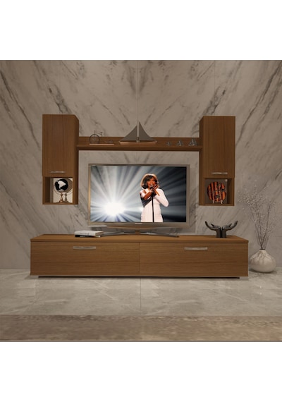 Decoraktiv Eko 5da Mdf Std Tv Ünitesi Tv Sehpası Ceviz