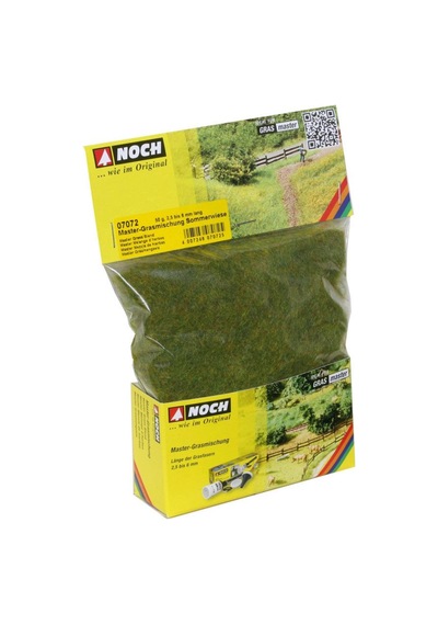 Noch 7072 Statik Çim, Yaz Çayırları Karışımı, 2.5-6.0 Mm. 50 Gram Diorama Malzemesi