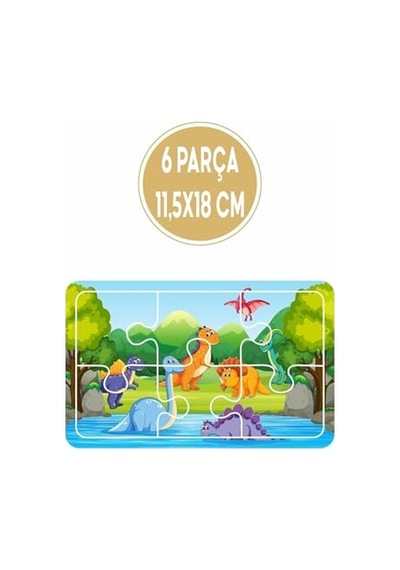 Lipyos Baby Puzzle 6 Parça 6 Adet Puzzle Seti-3