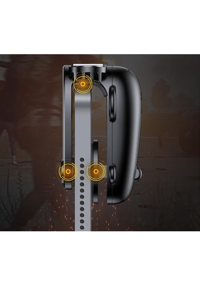 Baseus Ateş Düğmesi - Pubg - Tüm Oyun Ve Telefonlar İle Uyumlu Oyun Konsolu - Universal Oyun Adaptörü Şeffaf Acpbcj-02