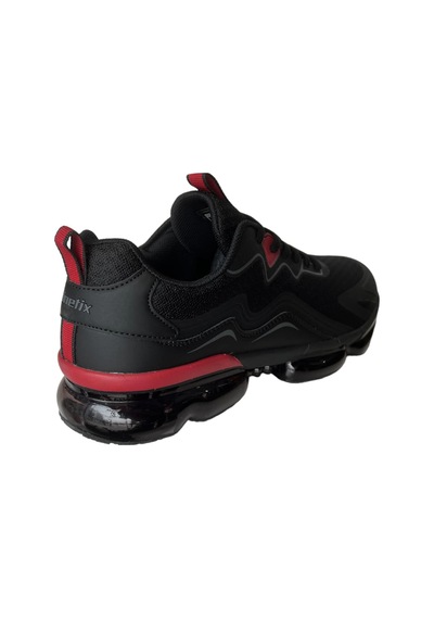 Kinetix Air Max Over Siyah Kırmızı Yürüyüş Koşu Ayakkabı Siyah - Kırmızı