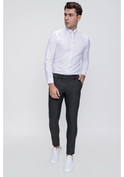 Efor P 1086 Slim Fit Antrasit Spor Pantolon Antrasit