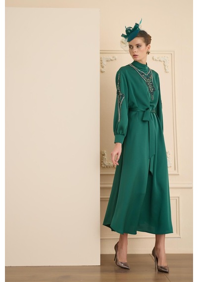 Senna Catherıne Dress Zümrüt Zümrüt