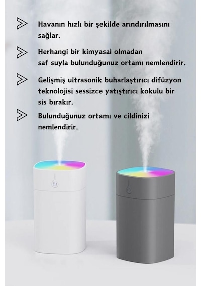 Bakeey HN01 H2o Humidifier Ulrasonik Hava Nemlendirici 400 ML