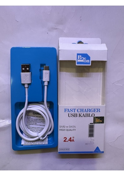 Type-c Şarj Kablosu 2.4 Amperusb Kablo