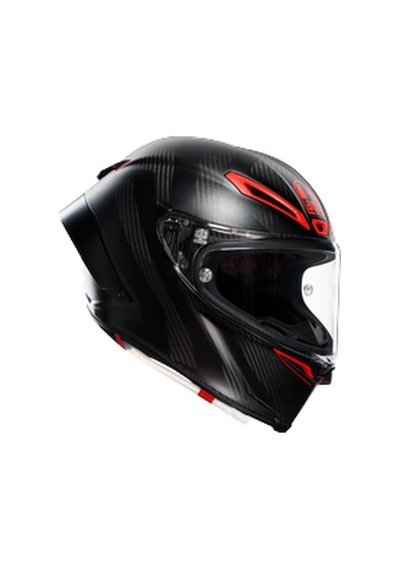 Agv Pista Gp Rr Carbon Motosiklet Kaskı Kırmızı - Siyah