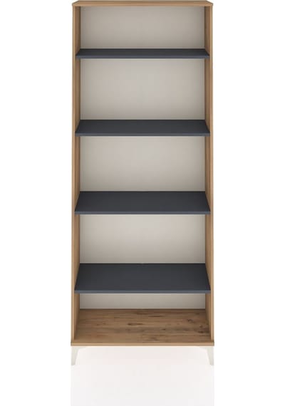 Arges Dolap 4 Raflı 88x30x221 Çam-antrasit Çam