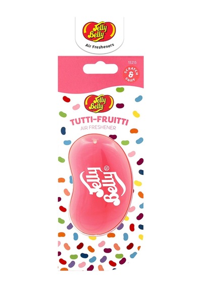 Jelly Belly 3d Hanging Asma Koku Tutti Fruitti 18gr. Muz, Mandalina, Vanilya, Ahududu Aromalı