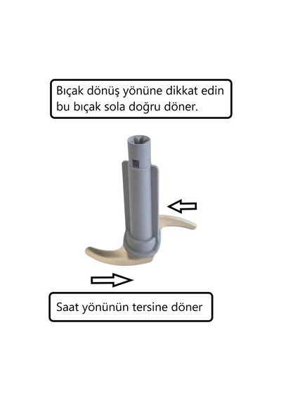 Philips Uyumlu Hr1335 Viva Collection Blender Seti Hazne İçi Doğrayıcı Bıçak