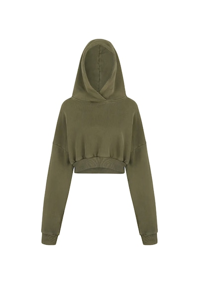 Entire Studios Ağır Kesim Kapüşonlu Kadın Hoodie Yeşil