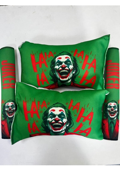 Yeşil Joker İkili Yastık Ve Kemer Kılıfı Seti