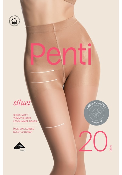 Penti Siluet Külotlu Çorap Pcdp125c24sk-57 Ten Rengi