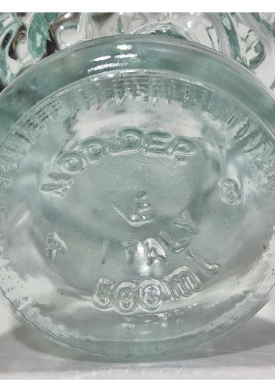 Vintage Üzüm Salkımı Görünümlü Cam Sürahi 500ml