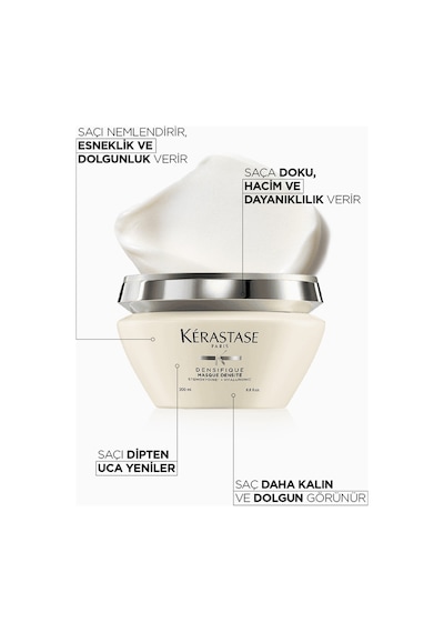 Masque Densité Dolgunluk Ve Esneklik Veren Saç Maskesi 200ml