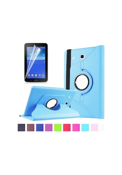 Galaxy Uyumlu Tab 3 Lite 7.0 T110 Zore Dönebilen Standlı Tablet Kılıfı