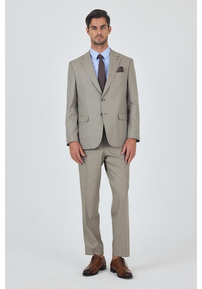 İmza Koyu Bej Mono Yaka Astarlı Çift Yırtmaç Esnek 4 Drop Comfort Fit Classic Takım Elbise 1001250160 Koyu Bej İmza Koyu Bej Mono Yaka Astarlı Çift Yırtmaç Esnek 4 Drop Comfort Fit Classic Takım Elbise 1001250160 Koyu Bej