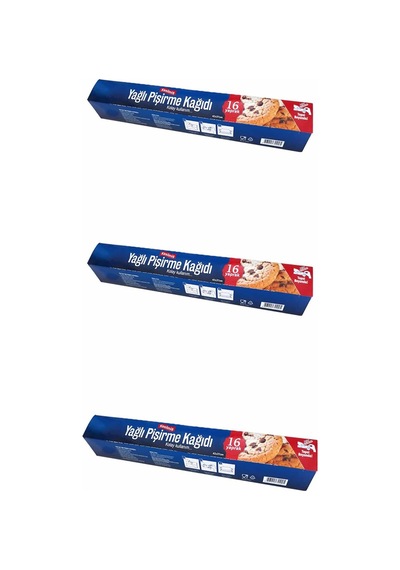 Roll-up Yağlı Fırın Tepsi Pişirme Kızartma Kağıdı 3 x 16'lı 37 x 42 CM