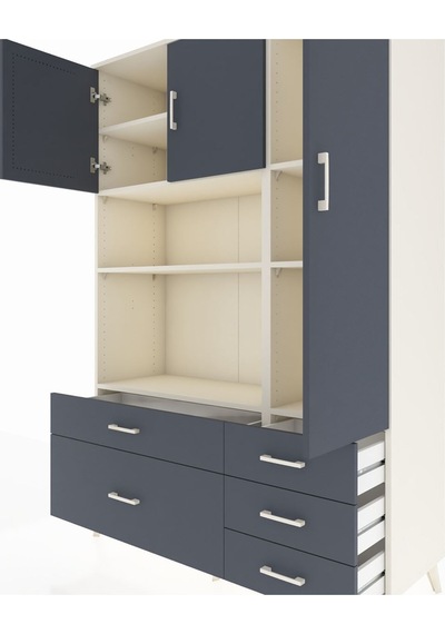 Hyperion Dolap 7 Raflı 5 Çekmeceli 3 Kapaklı 132x44x195 Aytaşı-antrasit/antrasit Antrasıt/antrasıt Hyperion Dolap 7 Raflı 5 Çekmeceli 3 Kapaklı 132x44x195 Aytaşı-antrasit/antrasit Antrasıt/antrasıt