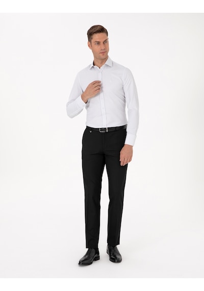 Pierre Cardin Erkek Koyu Haki Gömlek Desenli 50315539-vr111 Koyu Haki