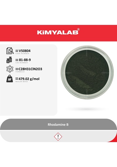 Kimyalab Rodamin B Rhodamine B C.I.Basic Violet 10 500 G