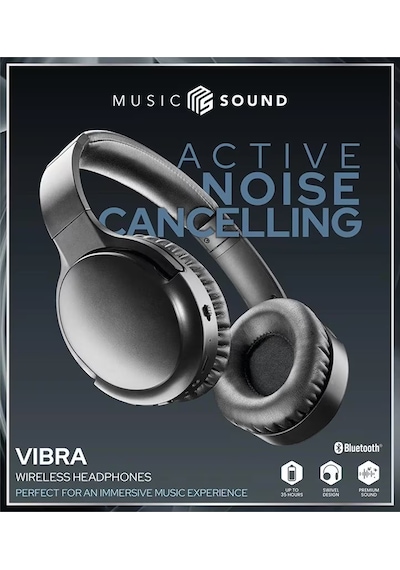 Cellularline Music Sound Vibra Bluetooth 5.1 Kulak Üstü Kulaklık