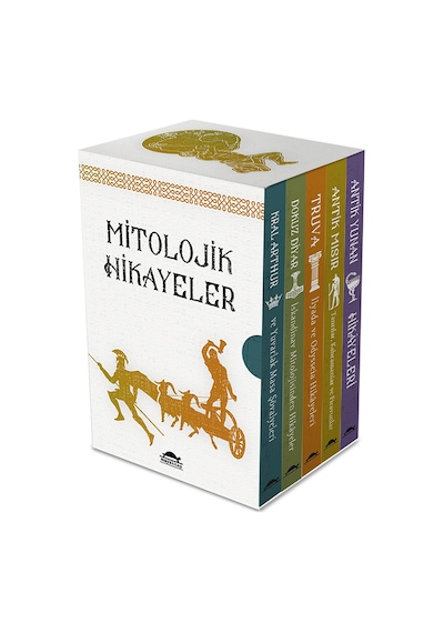 Maya Mitolojik Hikayeler Seti - 5 Kitap Takım- Maya Kitap