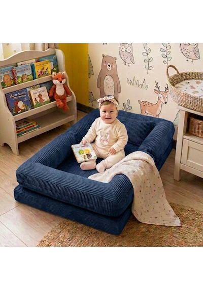 Miniwood Montessori Yatak Oyun Alanlı Bebek Yer Yatağı Sünger Çocuk Karyola 105 x 150 CM Miniwood Montessori Yatak Oyun Alanlı Bebek Yer Yatağı Sünger Çocuk Karyola 105 x 150 CM