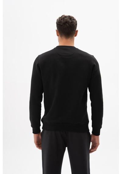 AR-MA Arma Erkek Regular Fit Bisiklet Yaka Sweatshirt K24124909601 Siyah