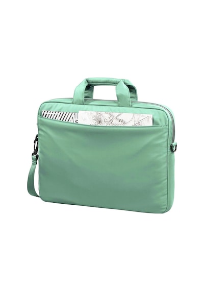 Hama Toronto Omuz Askılı 13, 13.3, 14 İnch Apple Uyumlu MacBook Notebook Çantası Evrak Çantası - Mint Yeşili
