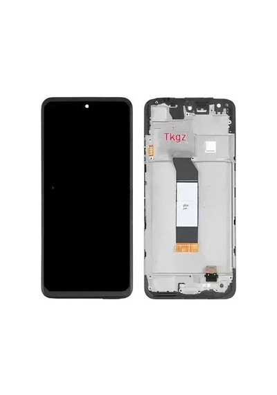 Tkgz - Xiaomi Poco M3 Pro Uyumlu Lcd Ekran Dokunmatik Reyze Servis Lcd Full Çıtalı