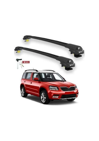 Turtle Skoda Yeti 5l 2009-2017 Ara Atkı Air1 Siyah