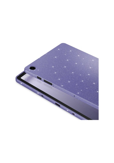 Galaxy Tab A9 Plus Simli Parlak Görünümlü Uyumlu Zore Tablet Koton Kılıf-gümüş Tablet Kılıfı