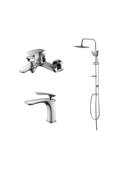 Newarc Slim Lavabo,banyo Bataryası,duş Ünitesi Set 6998
